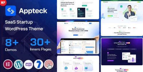Appteck - SaaS Startup WordPress