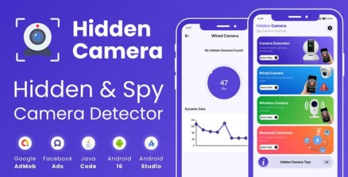 Hidden Spy Camera Detector with AdMob Facebook Ads Android