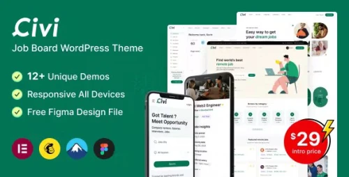 Civi - Job Board WordPress Theme