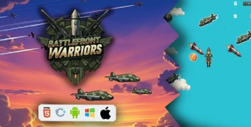 Battlefront Warriors - Construct 3 Game (HTML5, AdMob, C3P)