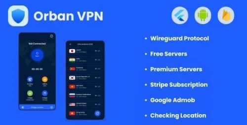 Orban VPN - Wireguard Protocol Vpn Flutter App