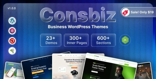 Consbiz – Business Consulting WordPress Theme