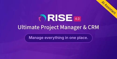 RISE - Ultimate Project Manager & CRM