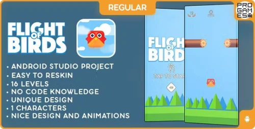 Flight of Birds (REGULAR) - ANDROID - BUILDBOX CLASSIC game