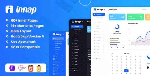 Innap - Hotel Admin Dashboard Bootstrap 5 Templates