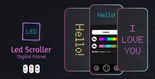 LED Scroller - Digital Painel - LED Banner - LED Text Banner - Banner Marquee - LED Sign Board