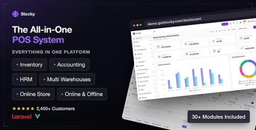 Stocky POS – ERP, Inventory Management, Point of Sale & Invoicing