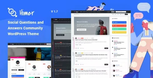 Himer - Social Questions and Answers WordPress Theme