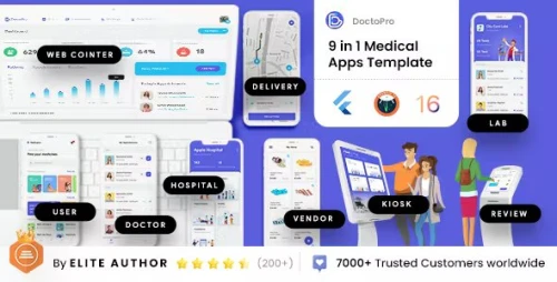 18 Template| Doctor Appointment Booking| Hospital management POS System| Medicine Delivery| Doctopro