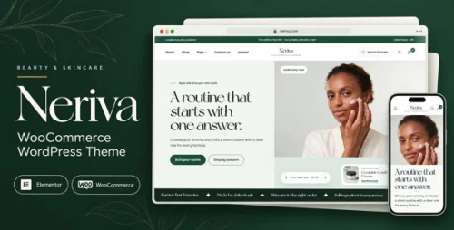 Neriva - Beauty & Skincare WooCommerce Theme