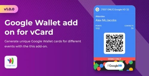 Infy vCard SaaS – Google Wallet Integration Add on