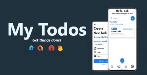 My Todos - Task & Reminder Manager App - ADMOB, FIREBASE, ONESIGNAL
