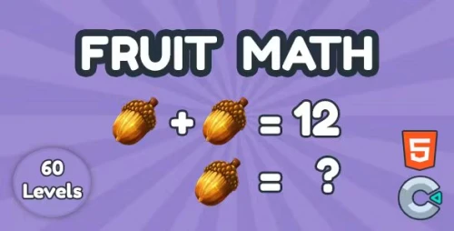 Fruit Math - Html5 (Construct3)
