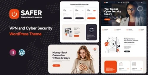 Safer - VPN, Cyber Security and CCTV WordPress Theme