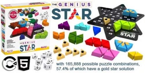 Genius Star (HTML5 Game - Construct 3)