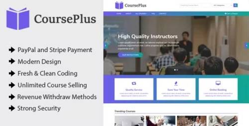 CoursePlus - Online Learning Management System (LMS)