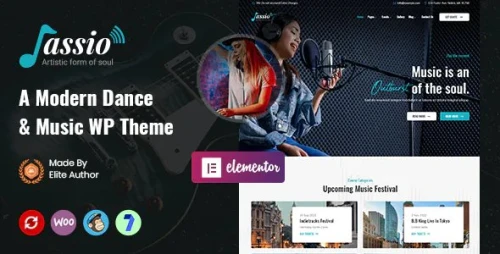 Jassio - Music WordPress Theme