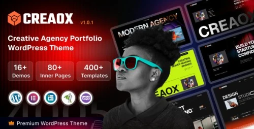 Creaox - Creative Agency Portfolio WordPress Theme