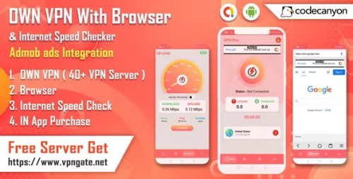 OWN VPN - Pro VPN - Free VPN Unlimited Proxy with Private Browser & Internet speed test (Android 12)