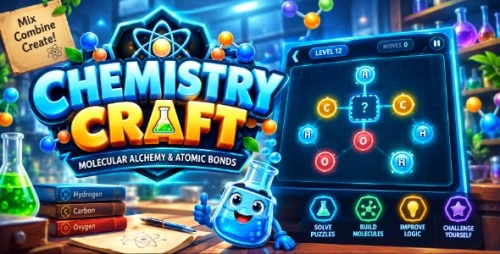 Chemistry Craft | HTML5 Molecule Building Puzzle Game