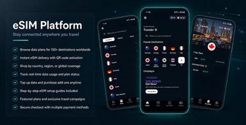 eSimLab | Flutter Mobile eSim Solution