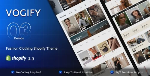 Vogify | Beauty Fashion Shopify Theme