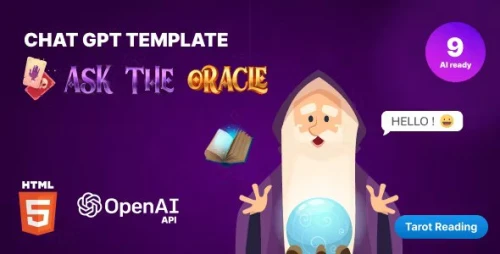 Chat GPT-3 OpenAI - Ask The Oracle - HTML 5