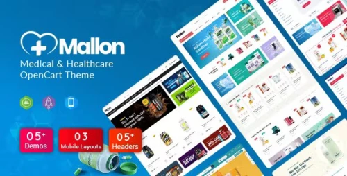 MallOn - Super Fast Medical & Healthcare Stores OpenCart Theme