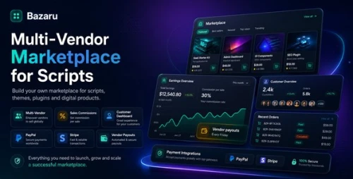 Bazaru - Multi-Vendor Marketplace for Scripts