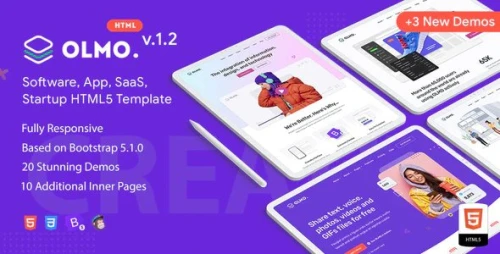 OLMO - Software & SaaS HTML5 Template