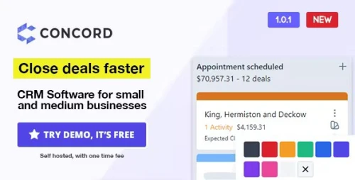 Concord - Deals Management CRM