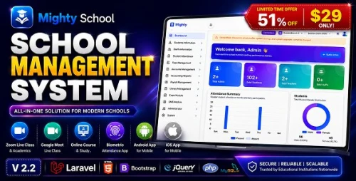 Mighty School | School Management System