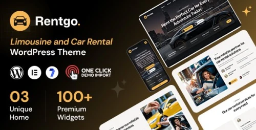 Rentgo - Limousine and Car Rental WordPress Theme