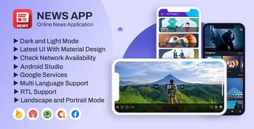 News App Pro | (Video, YouTube, Text, Live Tv News)
