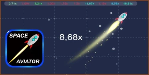 Space Aviator Casino Game HTML5