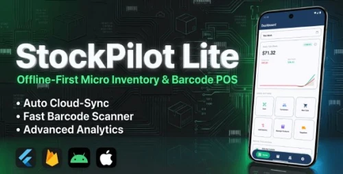 StockPilot Lite | Micro Inventory and POS - Flutter App Template