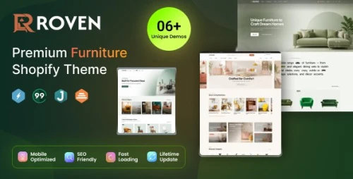 Roven - Furniture & Home Decor Shopify Theme OS 3.0 (Theme Block)