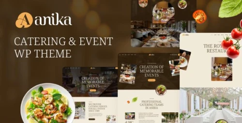 Anika – Catering & Event WordPress Theme
