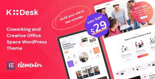 Kodesk - Office Space WordPress Theme