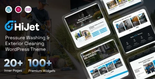 HiJet – Pressure Washing & Exterior Cleaning WordPress Theme
