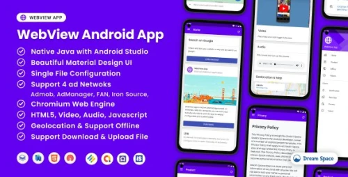 WebViewApp - Premium Android WebView App