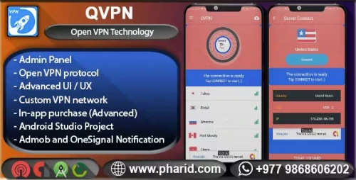 QVPN - Pro Custom VPN with Admin Panel