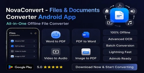 NovaConvert - Files & Documents Converter Android App