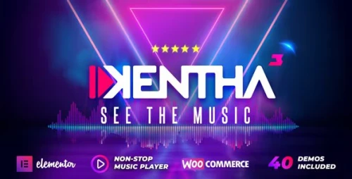 Kentha - Non-Stop Music WordPress Theme with Ajax