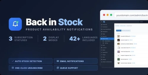 Ecommerce Back in Stock - Product Availability Notifications for Botble E-commerce