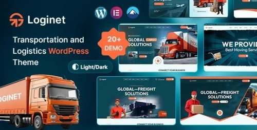 Loginet - Transportation & Logistics WordPress Theme