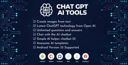 Image AI Art with AI Chat Tool (Android 13 Supported SDK 33)