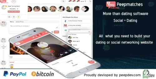 Peepmatches - The ultimate php dating and social script