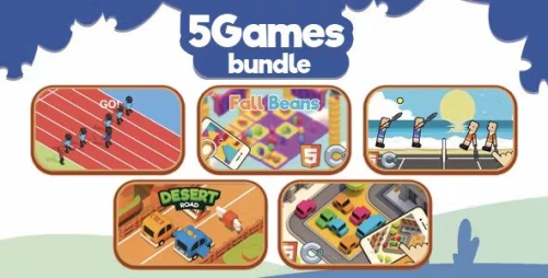 5 HTML5 Games Bundle - ( HTML5 | Construct 2-3 | Capx C3p )
