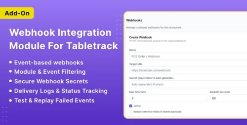 Webhook Module for TableTrack